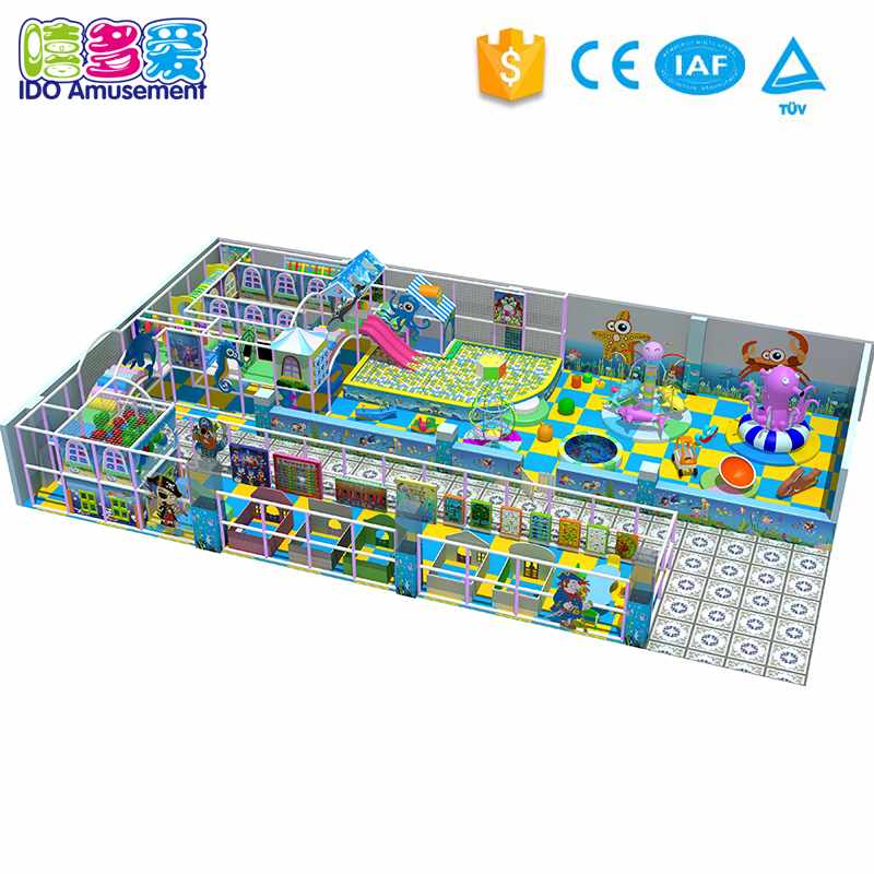Commercial Children Amusement Naughty Castle Playground Park Equipment  201-300m²