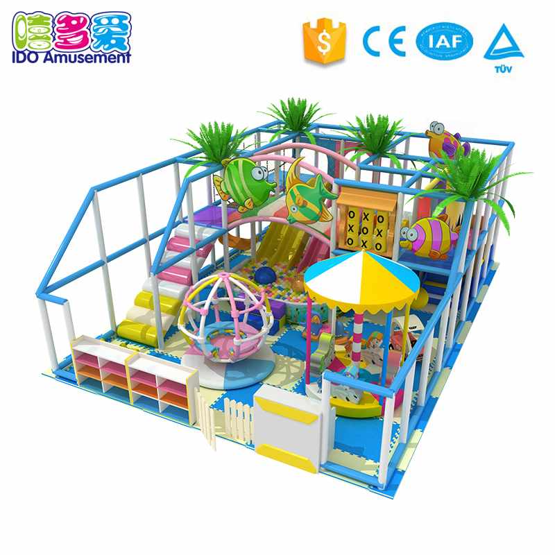 Ocean Theme Children Indoor Playground Equipment Below 100m²