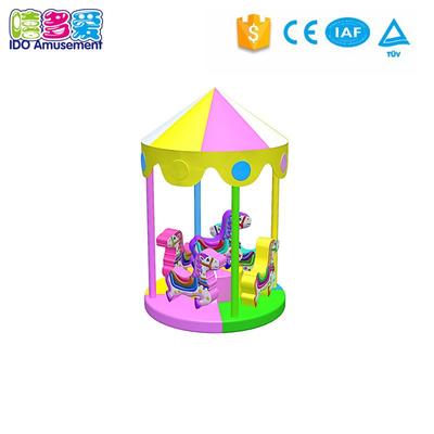 Electric Soft Play Indoor Carousel Swing with tent for children