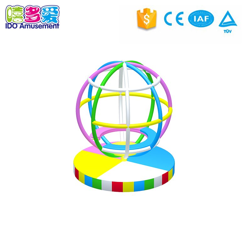 Kids Soft Play Colorful Global turntable Indoor Play Equipment
