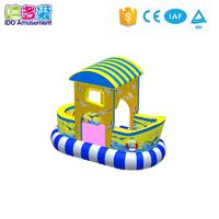 Customized new style kids indoor playground IDO Amusement indoor soft play items electric pirate boat