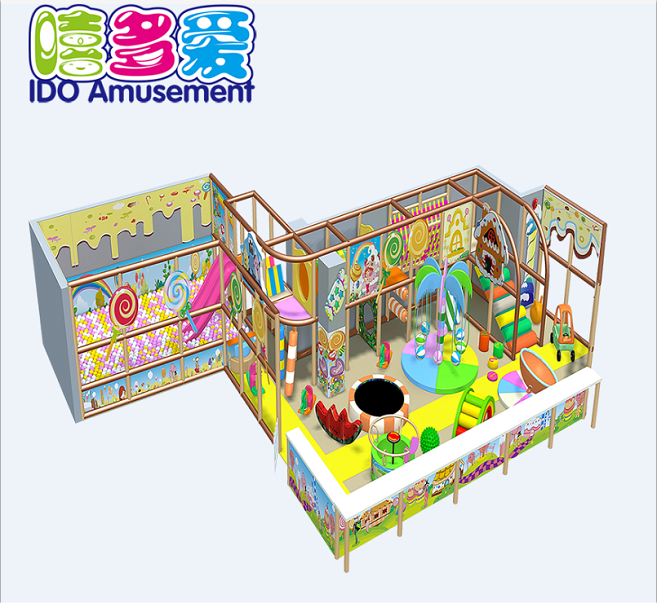 Candy theme CE Standard pvc soft play indoor playground kids amusement play