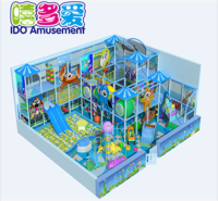commercial plastic shopping mall children naughty castle indoor playground