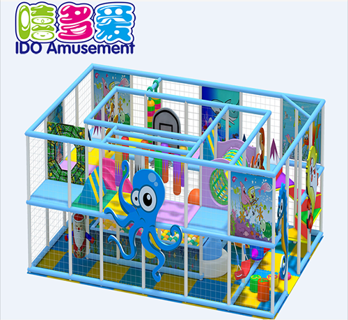 commercial plastic shopping mall toddler soft play equipment indoor playground