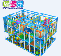 commercial plastic shopping mall toddler naughty castle indoor playground