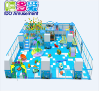 commercial plastic kindergarten kids naughty castle indoor playground