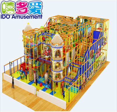 commercial plastic kindergarten toddler naughty castle indoor playground
