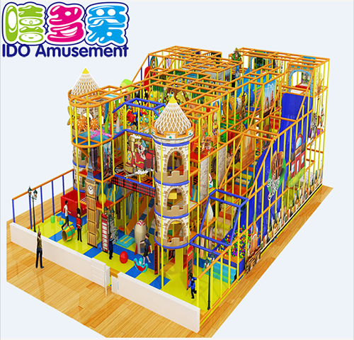 commercial colorful kindergarten kid soft play indoor playground