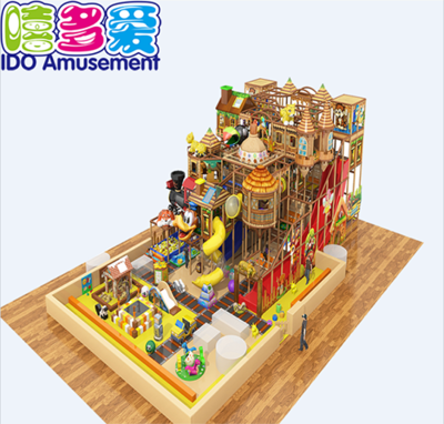 commercial colorful mcdonalds children naughty castle indoor playground